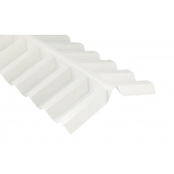 Taknock gop esslon opalvit Plasttak korrugerad 75/20