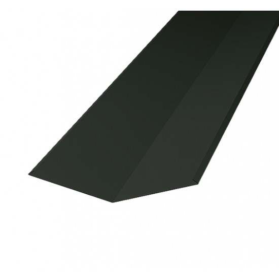 Ränndalsplåt rd svart 015 Hb-polyester 2000mm
