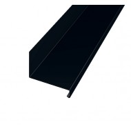 Överbleck ob till fönster Svart 015 100x2000mm