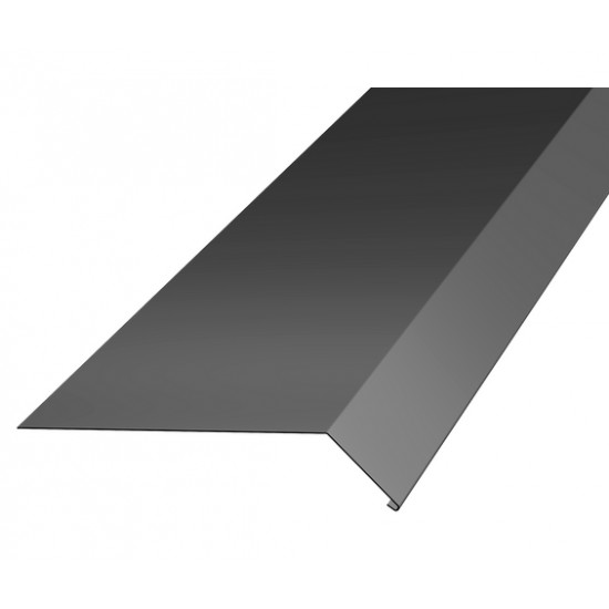 Fotplåt fotp för takfot svart 015 50x2000mm Fotplåt fotp för takfot svart 015 50x2000mm