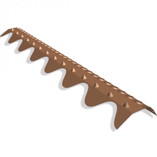 Nockband ventilerat 2-kupig Tegelröd 0,9m