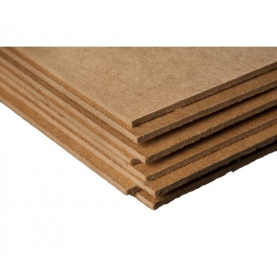 Board Oljehärdad 3x1220x2440mm (Röd)