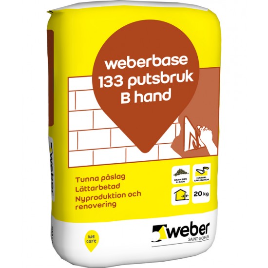 Putsbruk base 133 b hand 20kg