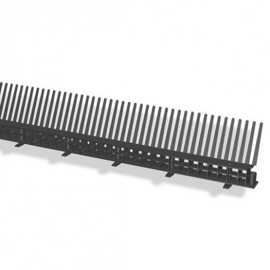 Fågelband ventilerande plast Svart 1m