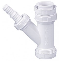 Disk&tvättaskinsanslutning 40mm abs sb