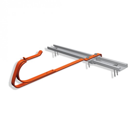 Säkerhetskrok för livlina Tegelröd