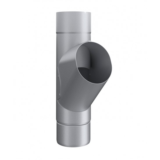 Grenrör gror för stuprör Silvermetallic 045 87mm Grenrör gror för stuprör Silvermetallic 045 87mm