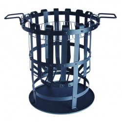 Eldkorg m galler o markplåt