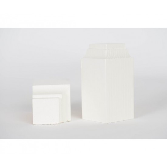 Takkloss innerhörn furu vit 0502-y 35x35x70