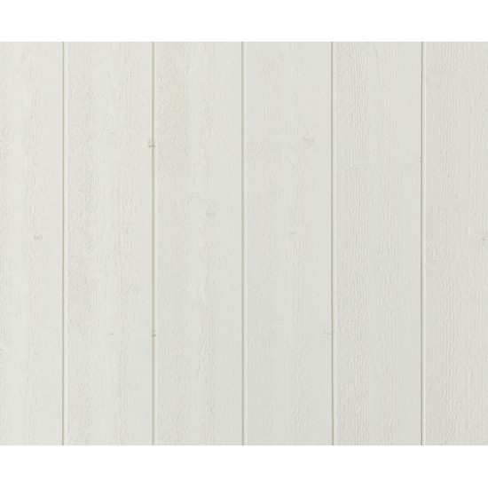 Springpanel finsågad målad vit S0502-y 8% 15x120x4800