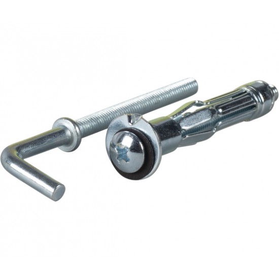 Metallexpander sam för Enkelgips med vinkel m5 2st