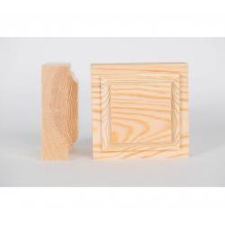 Toppkloss furu obh 100x100x28mm