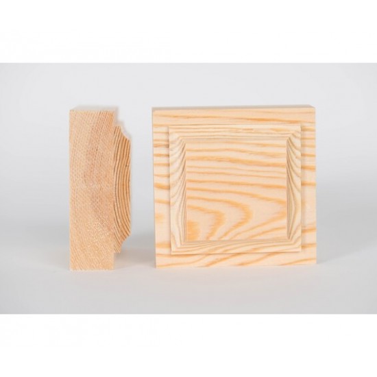 Toppkloss furu obh 100x100x28mm