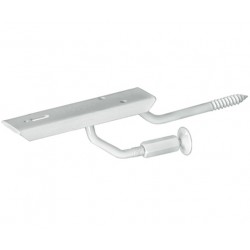 Konsol backa vit metall 120mm