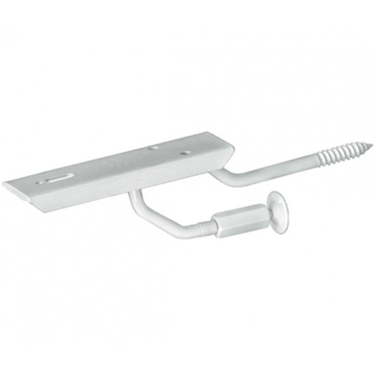 Konsol backa vit metall 120mm