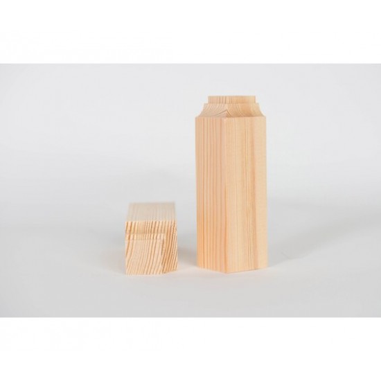 Sockelkloss innerhörn furu obh 30x30x100