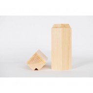 Sockelkloss ytterhörn furu obh 40x40x155