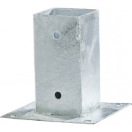 Stolpfäste med platta joma 2x73x73x150mm