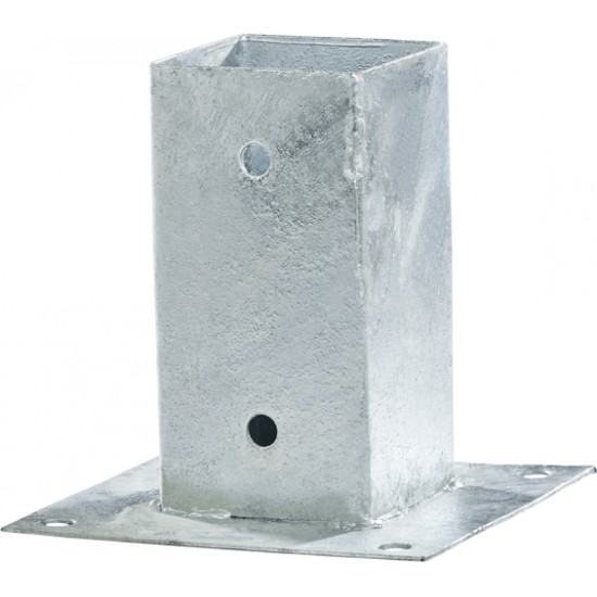 Stolpfäste med platta joma 2x73x73x150mm