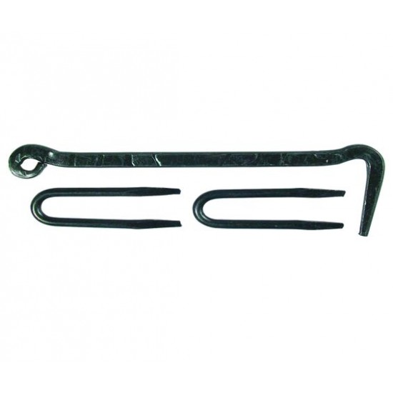 Kasthake smidd svartkrom 150mm Sb