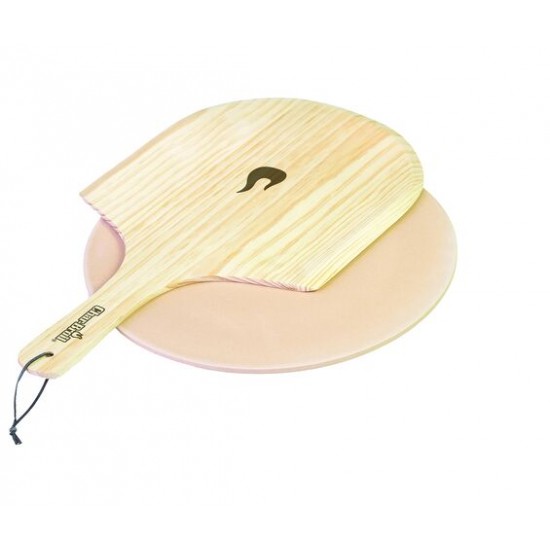 Pizzasten m träspade