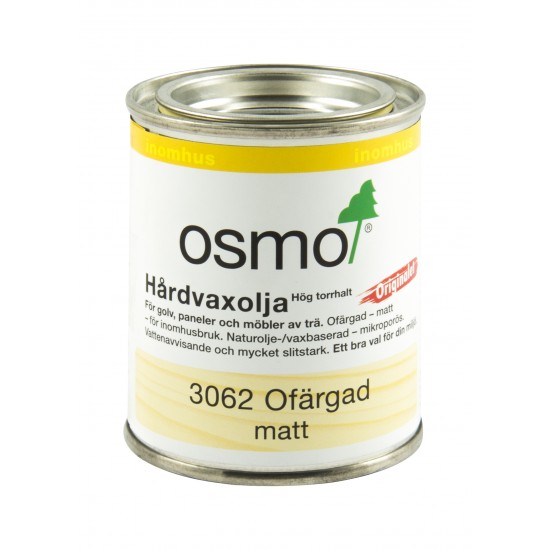 Hårdvaxolja 3062 osmo Originalet matt 0,125l
