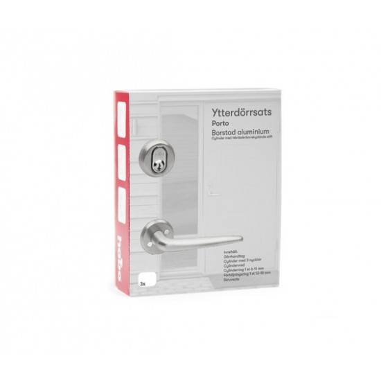 Ytterdörrsats porto b alu