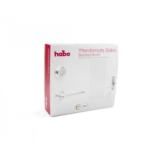 Ytterdörrsats säkra new york b Krom