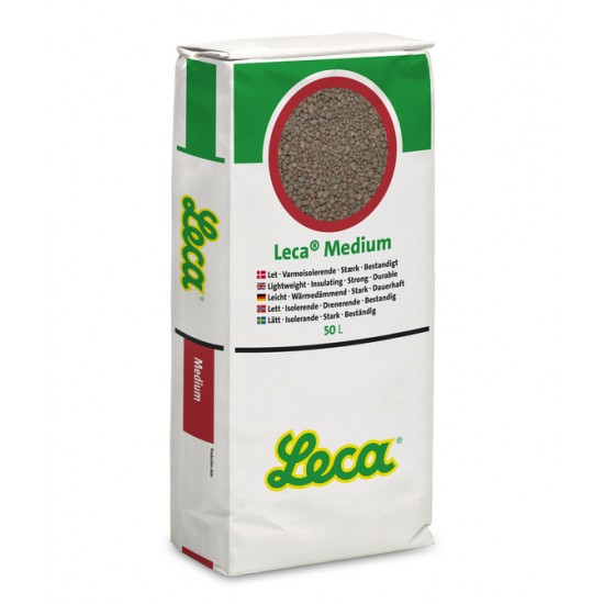 Lättklinker leca medium 50l 4-10mm