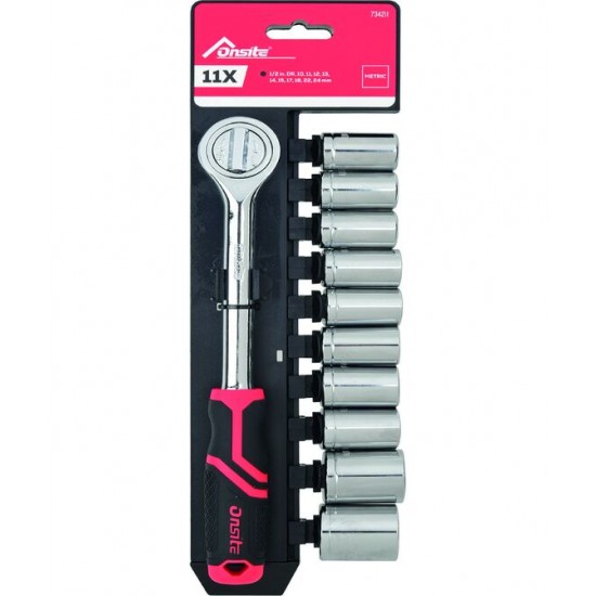 Hylsnyckelsats 1/2 11delar