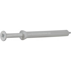 Spikplugg hf med försänkt Krage vit 5/25/45