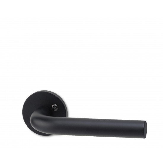 Dörrhandtag portland svart med Returfjäder sb