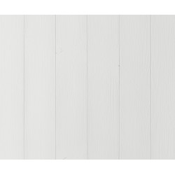 Panel slätspont borstad Målad vit s0500n 8% 15x118