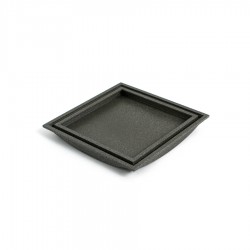 Golvbrunnssil tile in mörk Granit 147mm