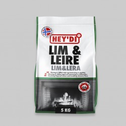 Eldfast bruk lim & lera heydi Grå 5kg