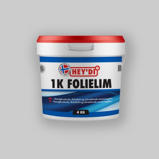 Monteringslim 1k folielim Heydi 4kg