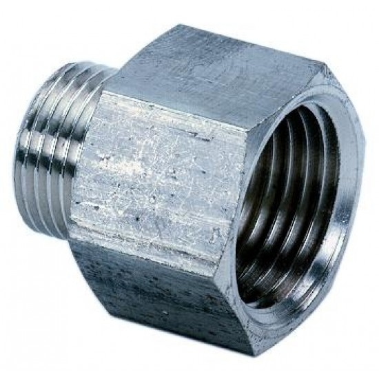 Nippel metall r15xr10 Invändig/utvändig gäng sb