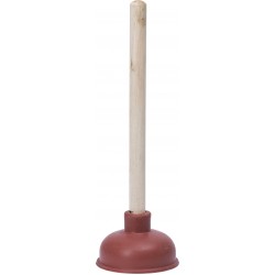 Vaskrensare 110mm gummi med Träskaft