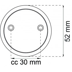 Täckbricka 4265 clean polerad