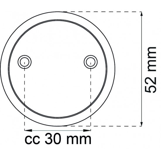 Täckbricka 4265 clean polerad