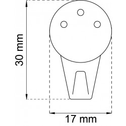 All-krok 612 vit 30x17mm