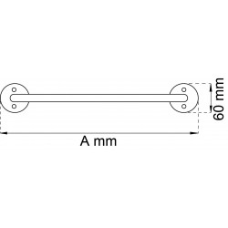 Badkarshandtag 3407 rf 300mm
