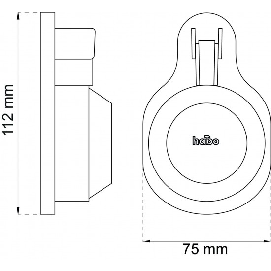 Låsskydd 74 nickel sb