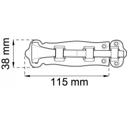 Skjutregel smide 115mm