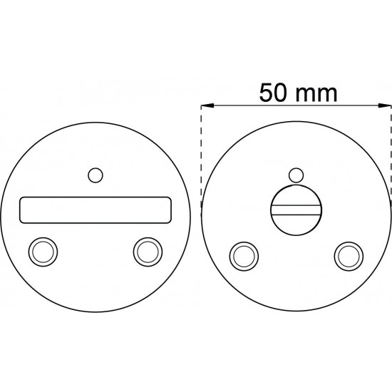 Wc-beslag f262 svart