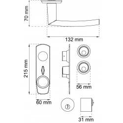 Ytterdörrsats säkra atlanta rf