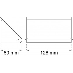 Toapappershållare 3400 rostfri Sb