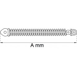 Spiraldörrstängare 1305-2 efz 295mm