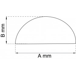 Buffert 81 vit d40x9,5mm