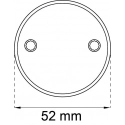 Täckbricka 4265 b krom